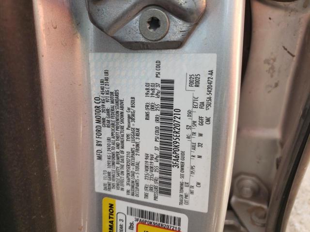 Photo 10 from auction – 2014 FORD FUSION TIT with VIN 3FA6P0K95ER207210
