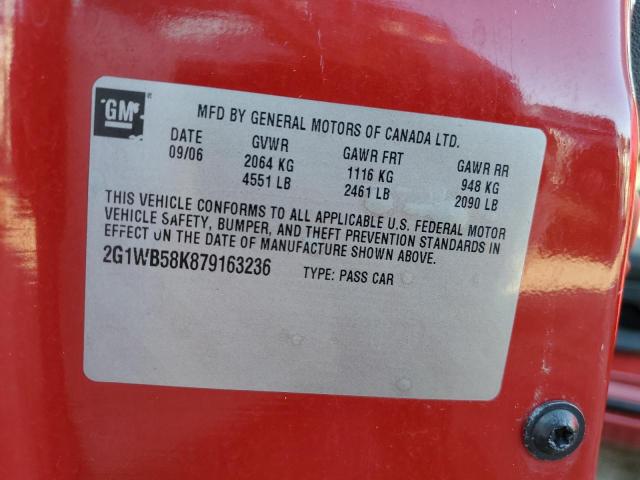 Photo 10 from auction – 2007 CHEVROLET IMPALA LS with VIN 2G1WB58K879163236