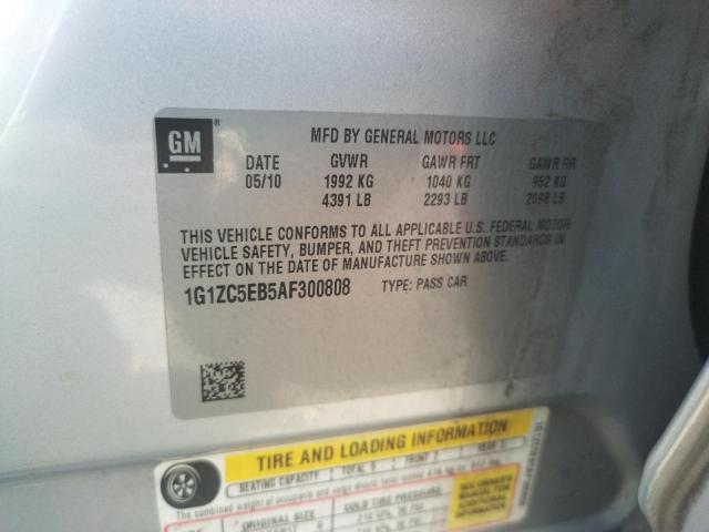 Photo 10 from auction – 2010 CHEVROLET MALIBU with VIN 1G1ZC5EB5AF300808