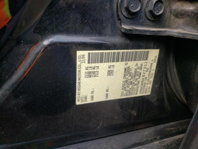 Photo 10 from auction – 2010 NISSAN MAXIMA S with VIN 1N4AA5AP0AC827352