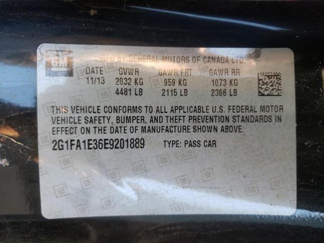 Photo 10 from auction – 2014 CHEVROLET CAMARO LS with VIN 2G1FA1E36E9201889