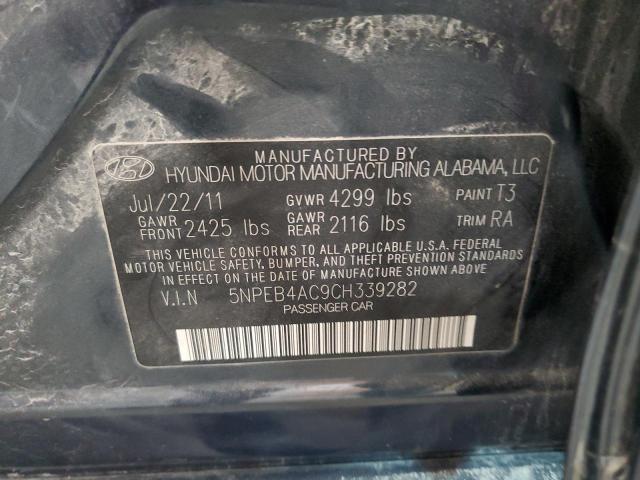 Photo 10 from auction – 2012 HYUNDAI SONATA GLS with VIN 5NPEB4AC9CH339282