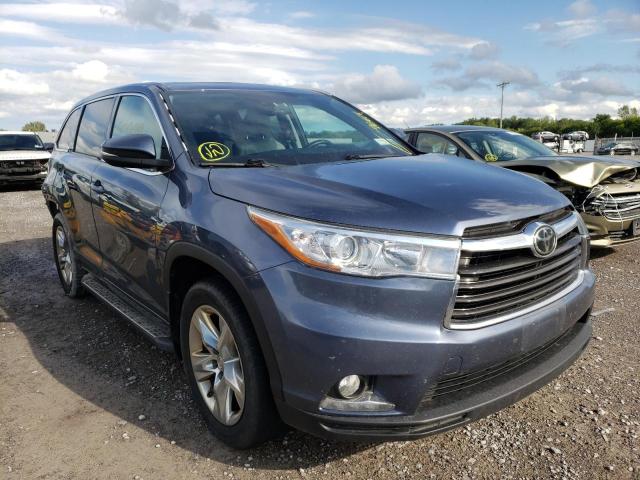 TOYOTA HIGHLANDER 2014 with VIN 5TDDKRFH4ES049204 - Photo from auction