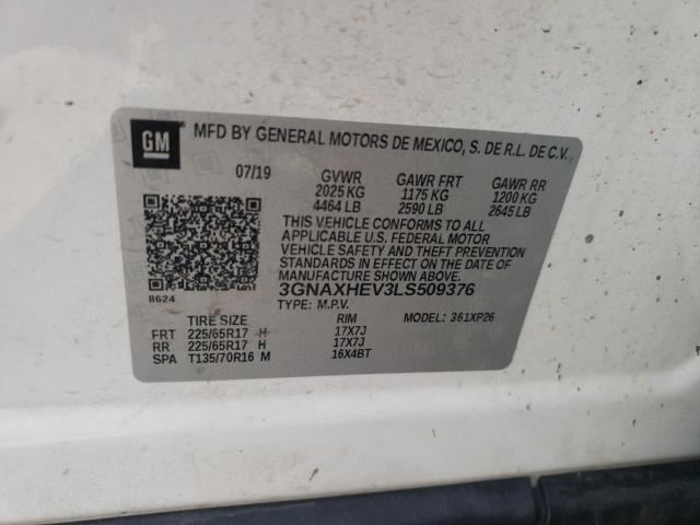 Photo 10 from auction – 2020 CHEVROLET EQUINOX LS with VIN 3GNAXHEV3LS509376