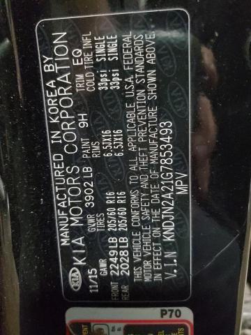Photo 10 from auction – 2016 KIA SOUL with VIN KNDJN2A21G7853493