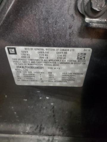 Photo 10 from auction – 2014 GMC TERRAIN SL with VIN 2GKALTEK0E6306321