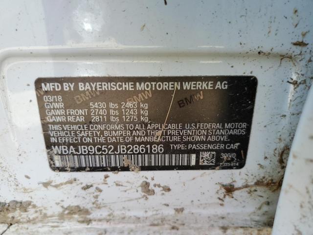 Photo 10 from auction – 2018 BMW M550XI with VIN WBAJB9C52JB286186
