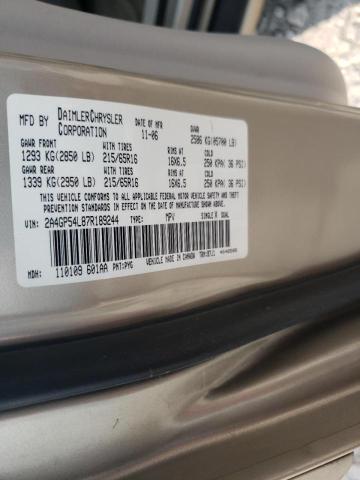 Photo 10 from auction – 2007 CHRYSLER T&C LIMIT with VIN 2A4GP54L87R189244