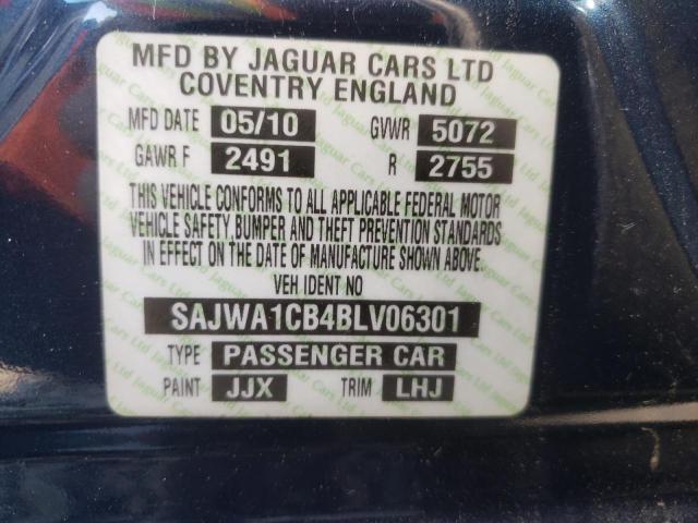 Photo 10 from auction – 2011 JAGUAR XJ with VIN SAJWA1CB4BLV06301