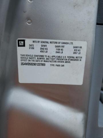 Photo 10 from auction – 2006 BUICK LACROSSE C with VIN 2G4WD582961237869
