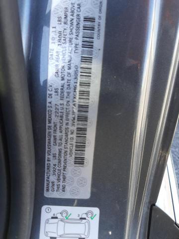 Photo 10 from auction – 2012 VOLKSWAGEN BEETLE with VIN 3VWJP7ATXCM613050