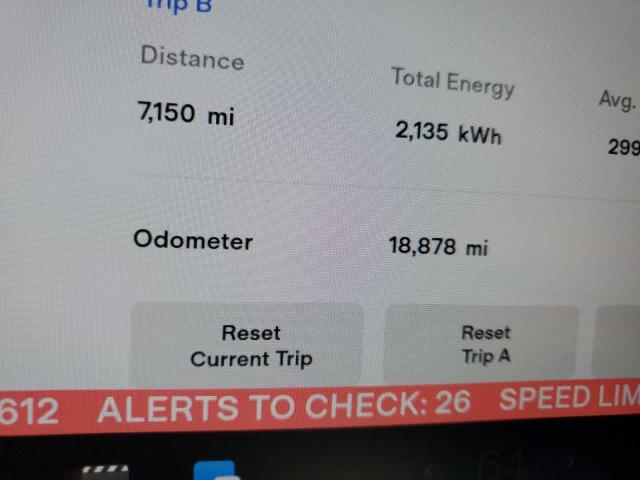 Photo 8 from auction – 2021 TESLA MODEL Y with VIN 5YJYGDEE3MF092612