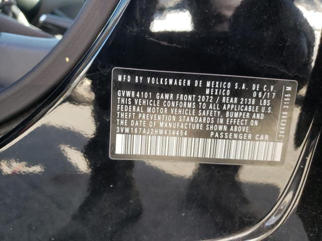 Photo 10 from auction – 2017 VOLKSWAGEN JETTA with VIN 3VW167AJ2HM414454