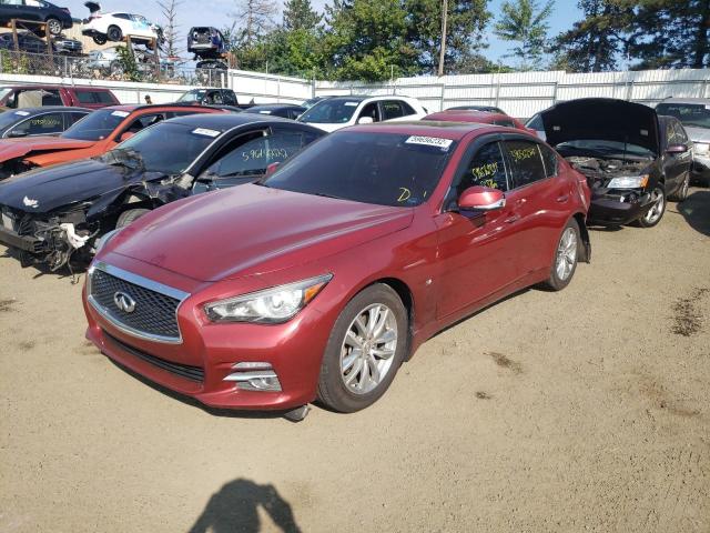 Photo 2 from auction – 2014 INFINITI Q50 with VIN JN1BV7AR6EM704741