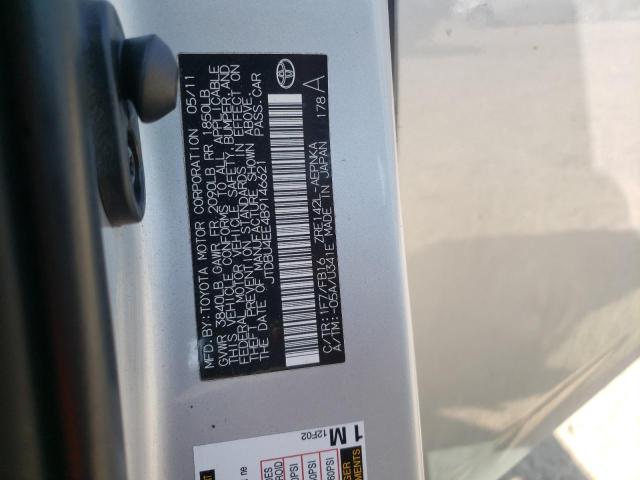 Photo 10 from auction – 2011 TOYOTA COROLLA BA with VIN JTDBU4EE4B9146621