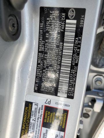 Photo 10 from auction – 2015 TOYOTA CAMRY LE with VIN 4T1BF1FKXFU975608