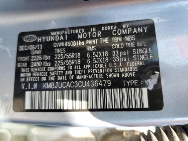 Photo 10 from auction – 2012 HYUNDAI TUCSON GLS with VIN KM8JUCAC3CU436479
