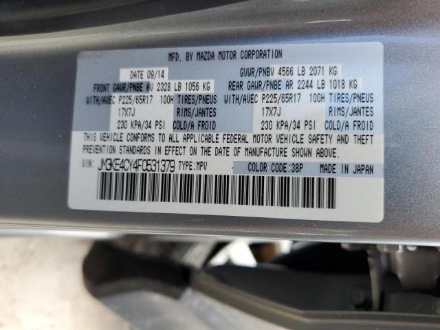 Photo 10 from auction – 2015 MAZDA CX-5 TOURI with VIN JM3KE4CY4F0531379