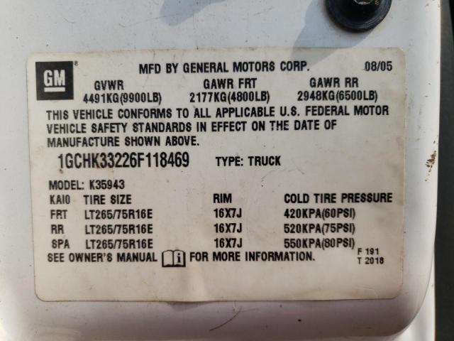 Photo 10 from auction – 2006 CHEVROLET SILVERADO with VIN 1GCHK33226F118469