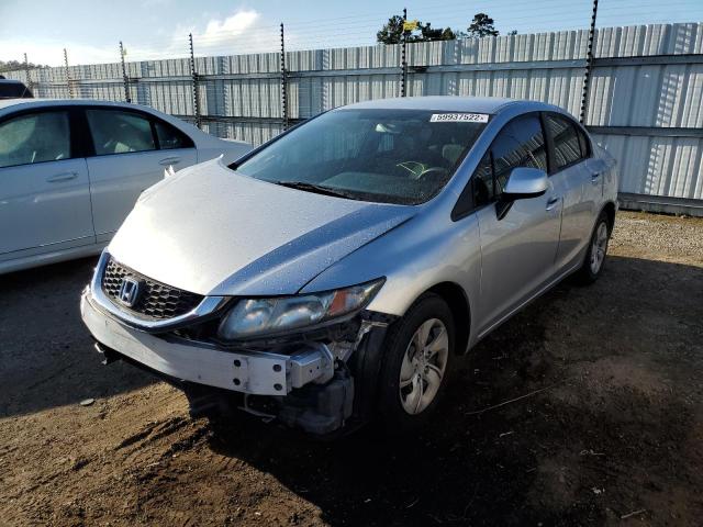 Photo 2 from auction – 2013 HONDA CIVIC LX with VIN 19XFB2F52DE026499