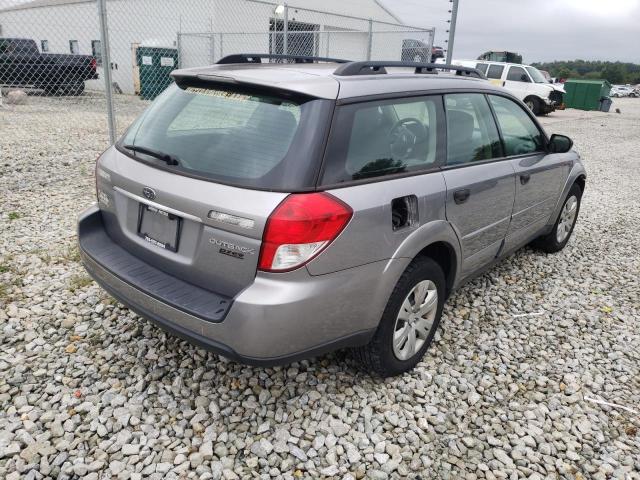 Photo 4 from auction – 2008 SUBARU OUTBACK with VIN 4S4BP60C486341634