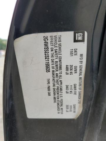 Photo 10 from auction – 2002 BUICK CENTURY CU with VIN 2G4WS52J321195635