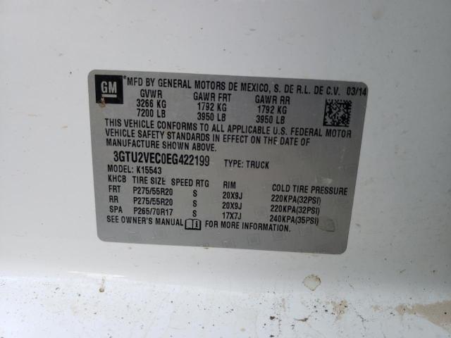 Photo 10 from auction – 2014 GMC SIERRA K15 with VIN 3GTU2VEC0EG422199