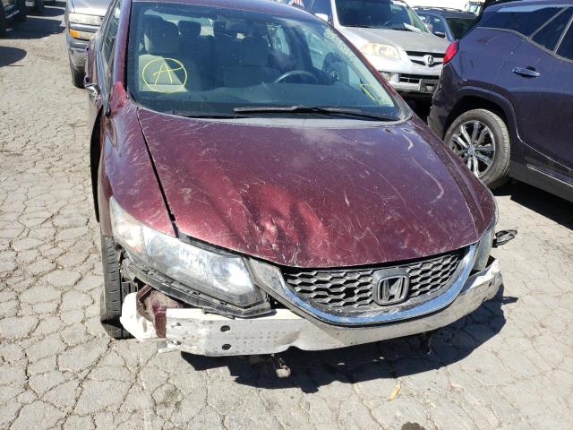 Photo 9 from auction – 2013 HONDA CIVIC LX with VIN 19XFB2F50DE225762