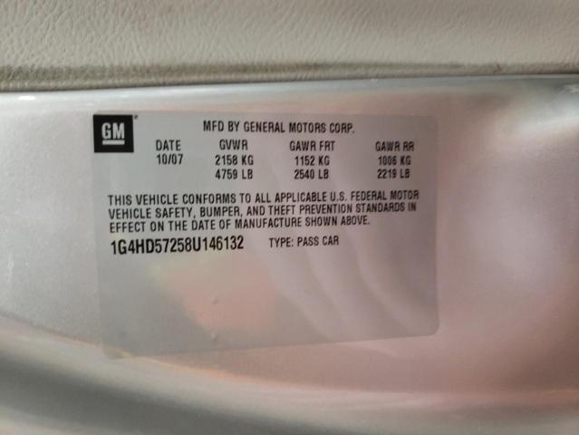 Photo 10 from auction – 2008 BUICK LUCERNE CX with VIN 1G4HD57258U146132