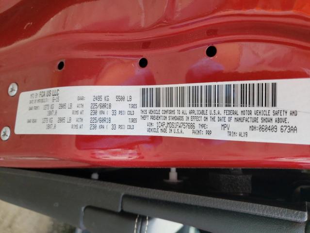 Photo 10 from auction – 2015 JEEP CHEROKEE L with VIN 1C4PJMDS1FW757686