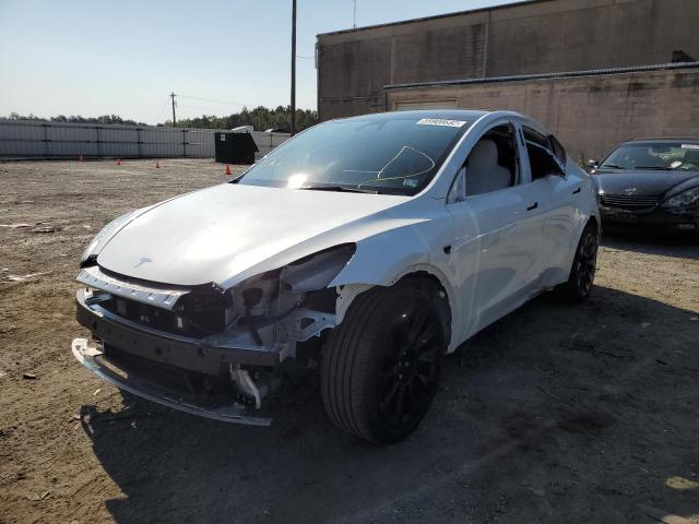 Фото 2 с аукциона – 2021 TESLA MODEL Y с VIN 5YJYGDEE3MF092612