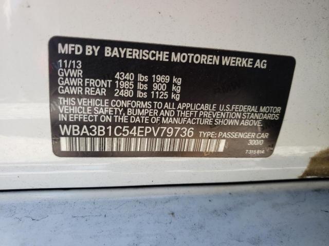 Photo 10 from auction – 2014 BMW 320 I with VIN WBA3B1C54EPV79736