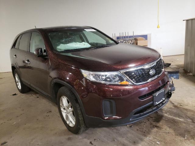 KIA SORENTO LX 2015 with VIN 5XYKT3A60FG589218 - Photo from auction