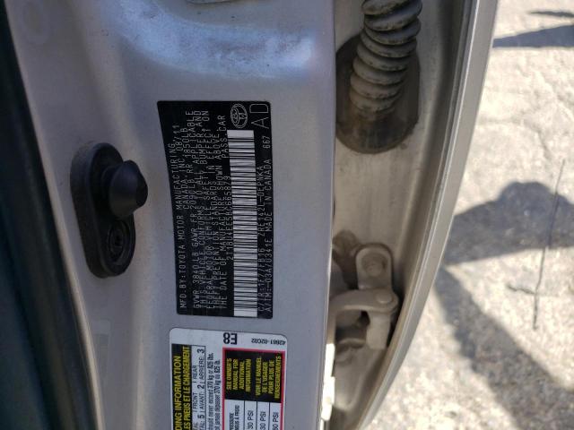 Photo 10 from auction – 2011 TOYOTA COROLLA BA with VIN 2T1BU4EE5BC665879