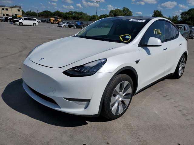 Photo 2 from auction – 2021 TESLA MODEL Y with VIN 5YJYGDEE4MF186286
