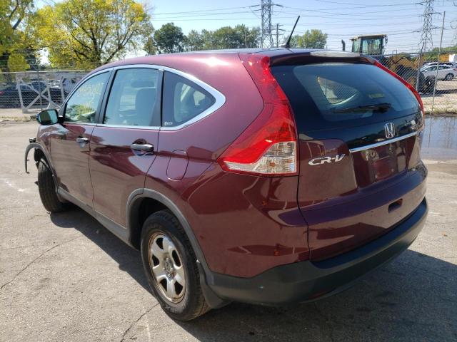 Photo 3 from auction – 2012 HONDA CR-V LX with VIN 5J6RM4H34CL031735