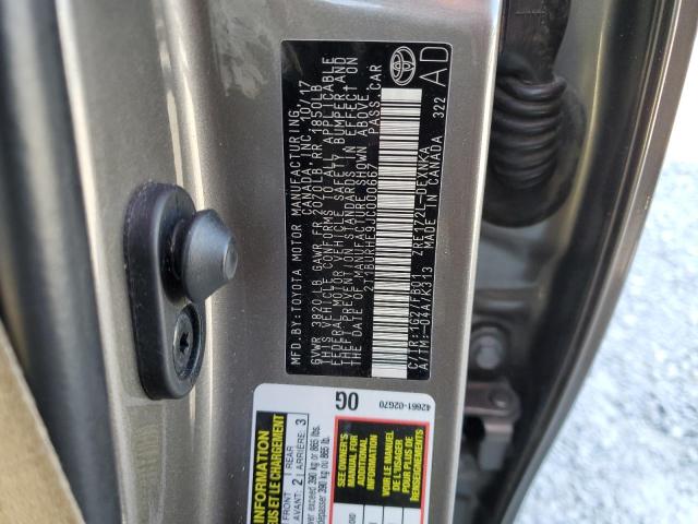Photo 10 from auction – 2018 TOYOTA COROLLA L with VIN 2T1BURHE9JC000667