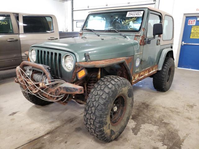 Photo 2 from auction – 2000 JEEP WRANGLER / with VIN 1J4FA49S4YP760951