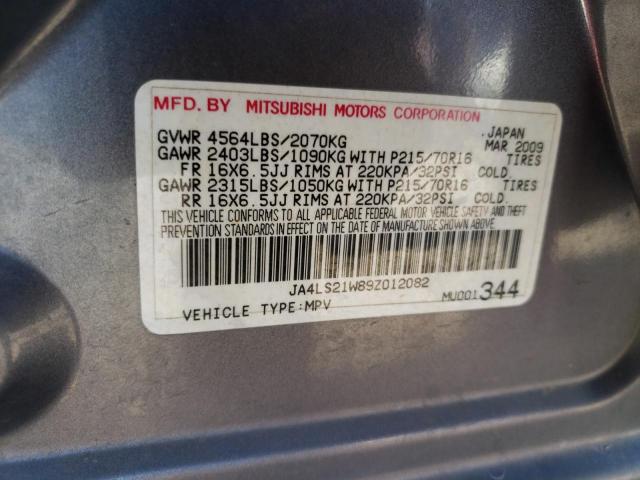 Photo 10 from auction – 2009 MITSUBISHI OUTLANDER with VIN JA4LS21W89Z012082