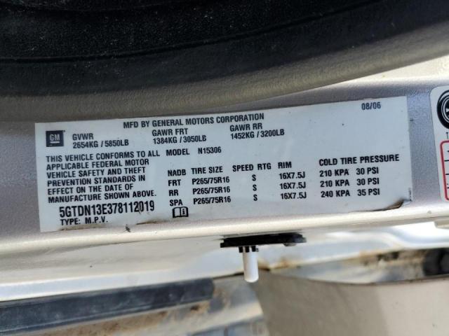 Photo 10 from auction – 2007 HUMMER H3 with VIN 5GTDN13E378112019