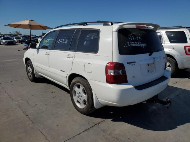 Photo 3 from auction – 2006 TOYOTA HIGHLANDER with VIN JTEDP21A660109647