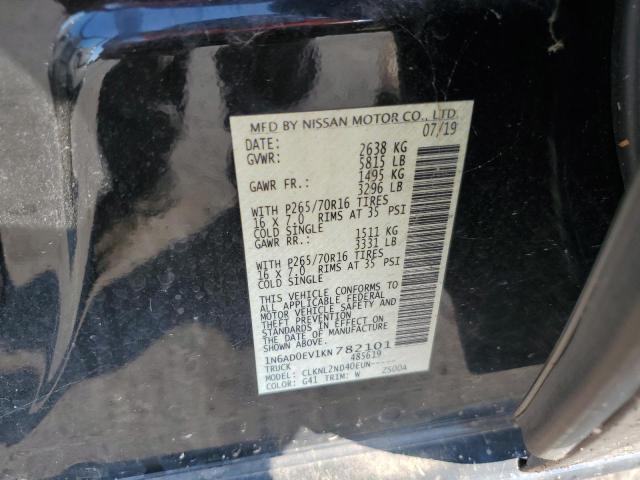 Photo 10 from auction – 2019 NISSAN FRONTIER S with VIN 1N6AD0EV1KN782101