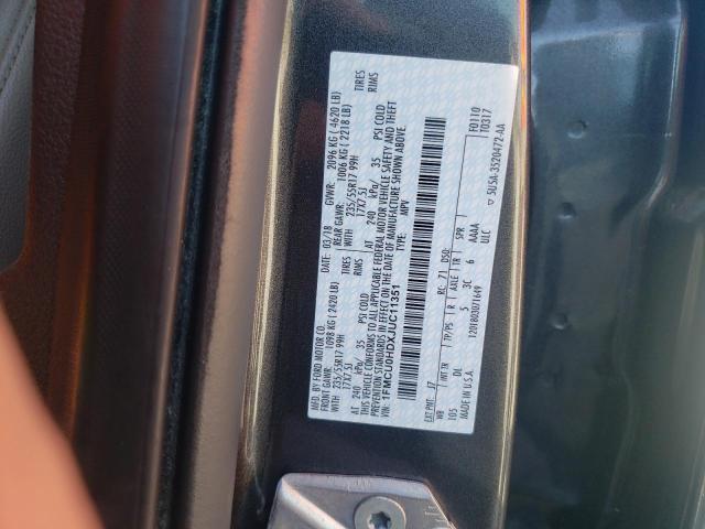 Photo 10 from auction – 2018 FORD ESCAPE SEL with VIN 1FMCU0HDXJUC11351