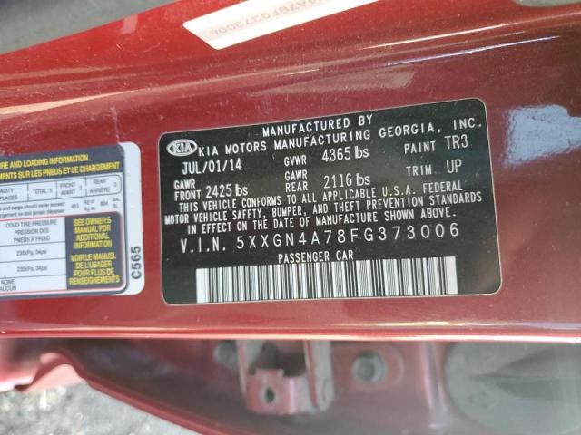 Photo 10 from auction – 2015 KIA OPTIMA EX with VIN 5XXGN4A78FG373006