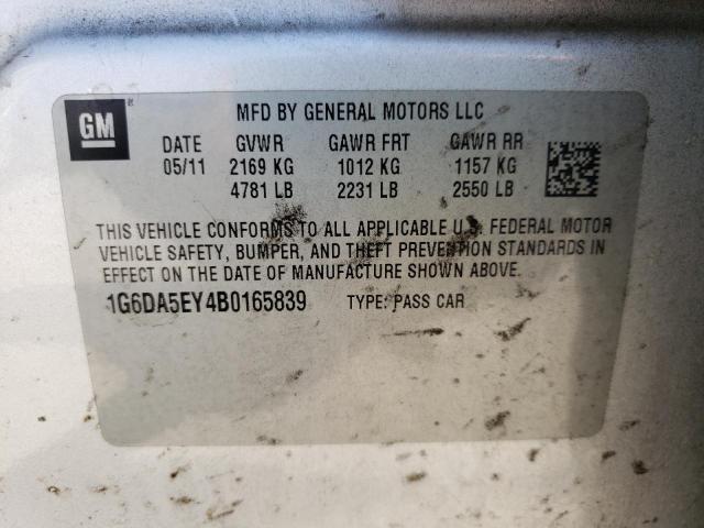 Photo 10 from auction – 2011 CADILLAC CTS with VIN 1G6DA5EY4B0165839