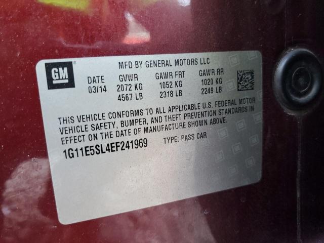 Photo 10 from auction – 2014 CHEVROLET MALIBU 2LT with VIN 1G11E5SL4EF241969