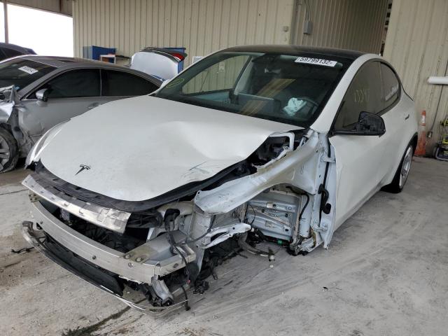 Photo 2 from auction – 2021 TESLA MODEL Y with VIN 5YJYGDEE7MF138104