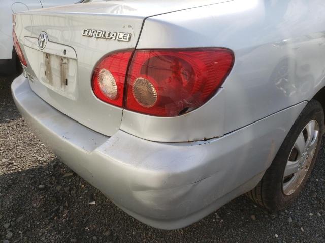 Foto 9 de la subasta – 2005 TOYOTA COROLLA CE con VIN 2T1BR32EX5C502097