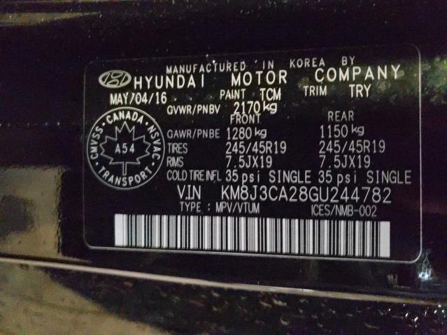 Photo 10 from auction – 2016 HYUNDAI TUCSON LIM with VIN KM8J3CA28GU244782