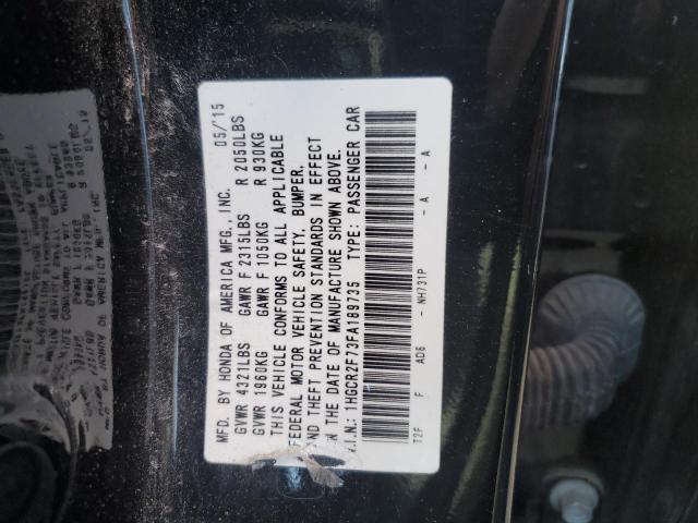 Photo 10 from auction – 2015 HONDA ACCORD EX with VIN 1HGCR2F73FA189735